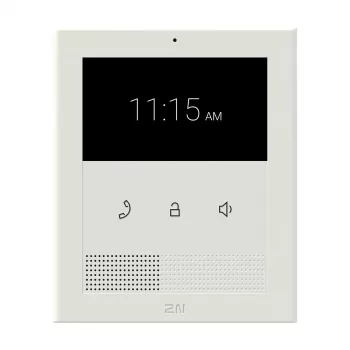 Videocitofono postazione interna 2N Clip 10,9 cm (4,3 pollici) LCD, 480×272, touch, bianco, Gigabit Ethernet, DC/PoE