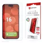 Pellicola protettiva per display Displex + custodia per Apple iPhone 16, cornice di montaggio Eco, antigraffio