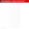 Pellicola protettiva per display Displex + custodia per Apple iPhone 16, cornice di montaggio Eco, antigraffio