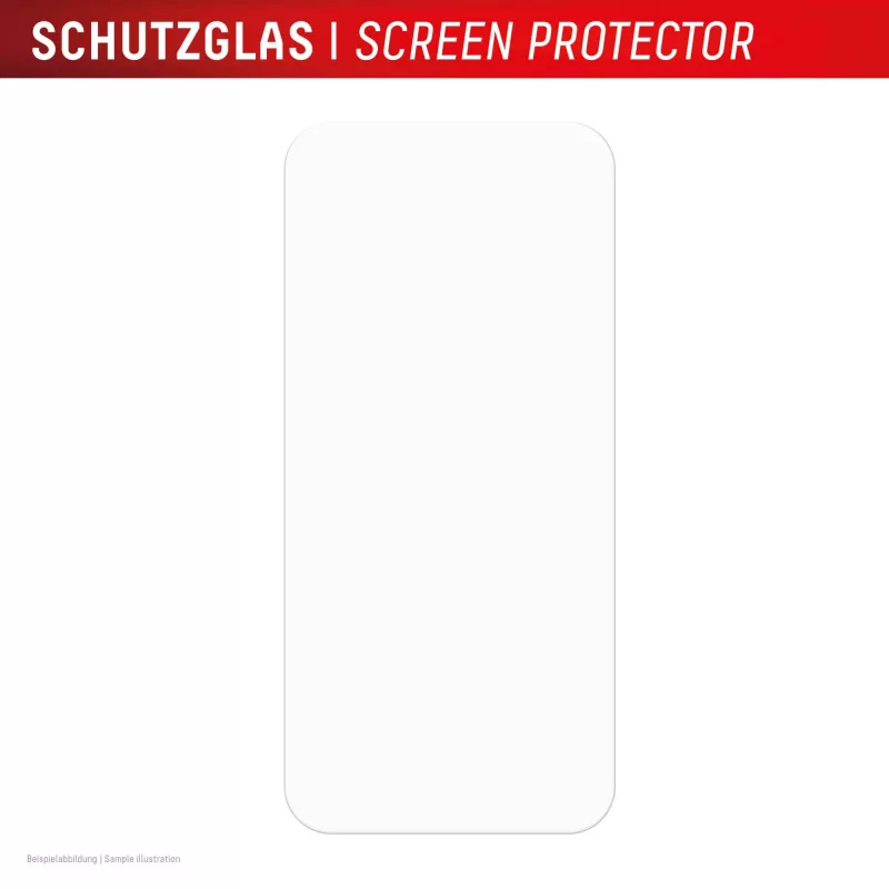 Pellicola protettiva per display Displex + custodia per Apple iPhone 16, cornice di montaggio Eco, antigraffio