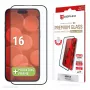 Displex Premium pellicola protettiva display (Full Cover, 10H) per Apple iPhone 16, cornice di montaggio Eco, Full Cover