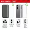 Pellicola protettiva per display Displex + custodia per Samsung Galaxy A55 5G, cornice di montaggio Eco, antigraffio