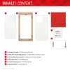 Pellicola protettiva per display Displex + custodia per Samsung Galaxy A55 5G, cornice di montaggio Eco, antigraffio