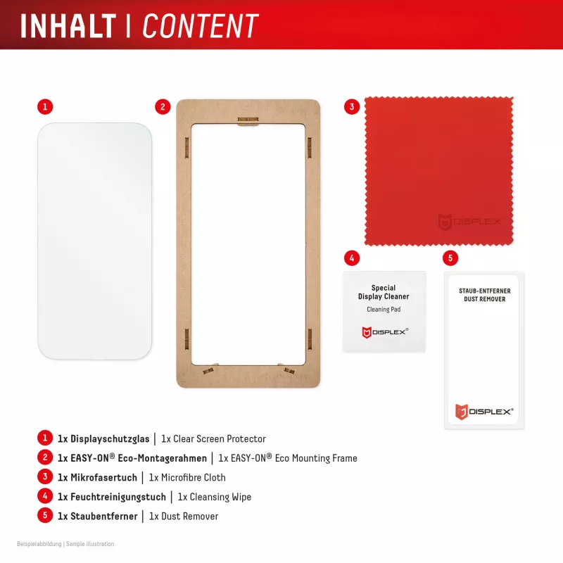 Displex Real Glass vetro protettivo per Apple iPhone 17 Pro Max, 02157