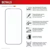 Displex Premium Screen Protector (Full Cover, 10H) per Apple iPhone 17 Pro Max, cornice di montaggio Eco, Full Cover