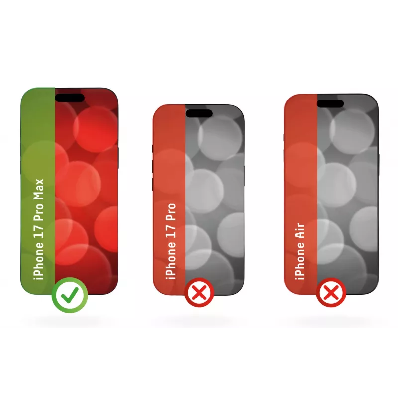 Displex Premium Screen Protector (Full Cover, 10H) per Apple iPhone 17 Pro Max, cornice di montaggio Eco, Full Cover