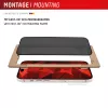 Displex Privacy Screen Protector (10H) per Apple iPhone Air, cornice di montaggio Eco, filtro privacy