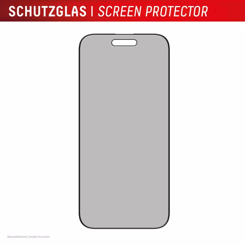 Displex Privacy Screen Protector (10H) per Apple iPhone Air, cornice di montaggio Eco, filtro privacy