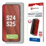 Pellicola protettiva per display Displex (10H) per Samsung Galaxy S24/S25, cornice di montaggio Eco, filtro privacy