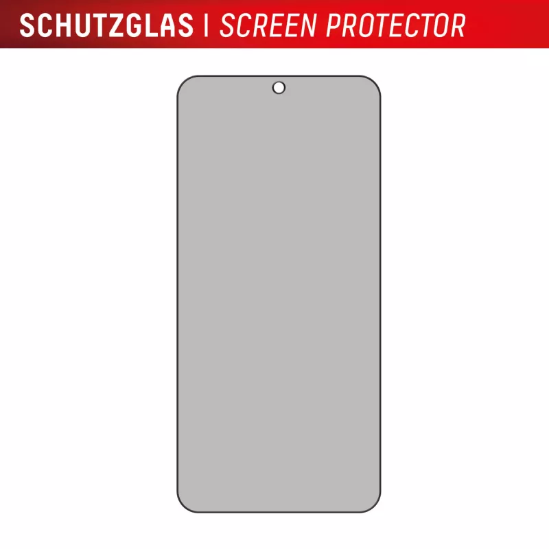 Pellicola protettiva per display Displex (10H) per Samsung Galaxy S24/S25, cornice di montaggio Eco, filtro privacy