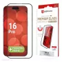 Pellicola protettiva per schermo Displex Premium Anti-Reflex (copertura totale antiriflesso, 10H) per Apple iPhone 16 Pro, cornice di montaggio Eco, copertura totale