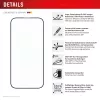 Pellicola protettiva per schermo Displex Premium Anti-Reflex (copertura totale antiriflesso, 10H) per Apple iPhone 16 Pro, cornice di montaggio Eco, copertura totale