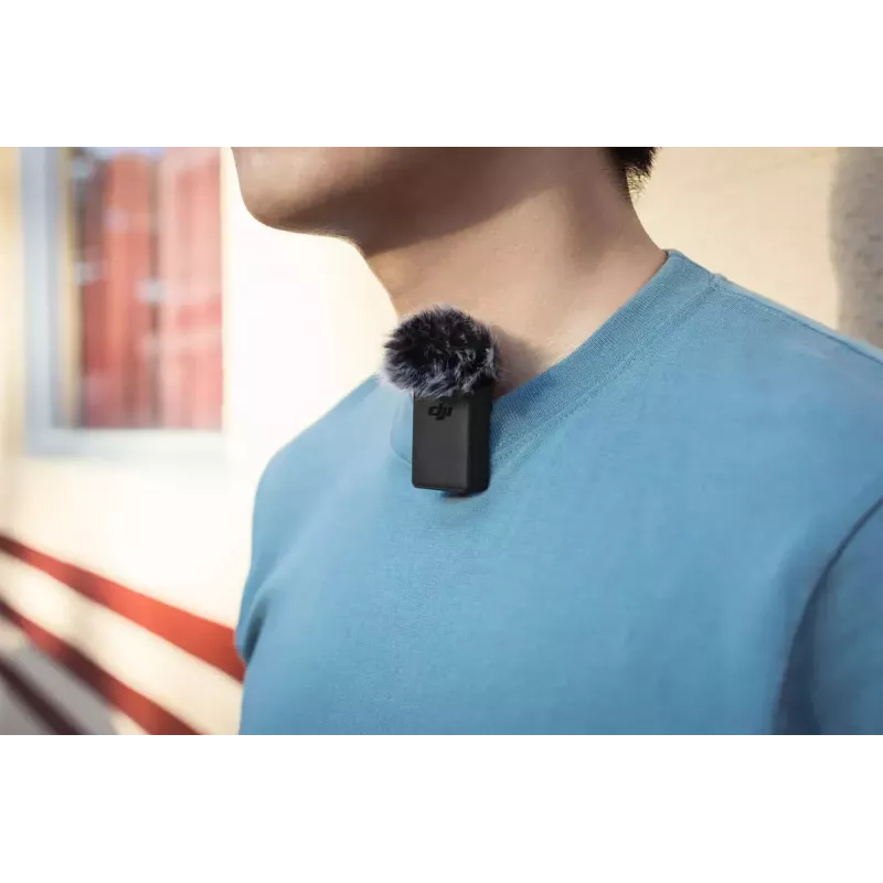Trasmettitore microfonico wireless DJI per Osmo Pocket 2, con paravento