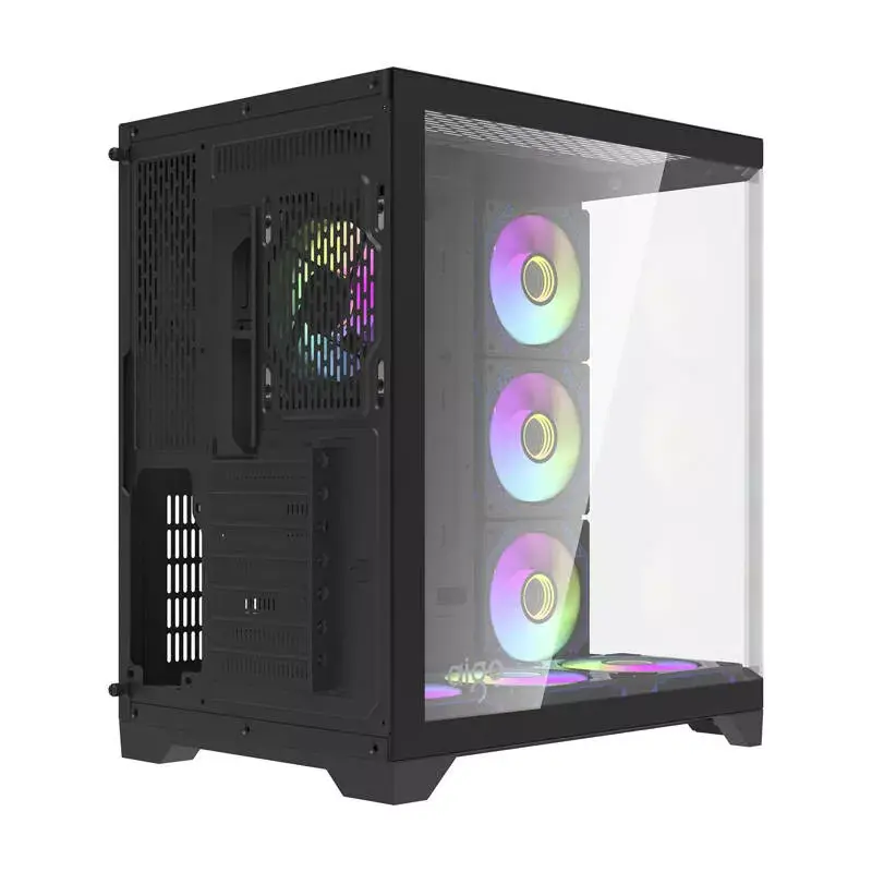 Case per computer Darkflash FT418 PRO, ATX, nero