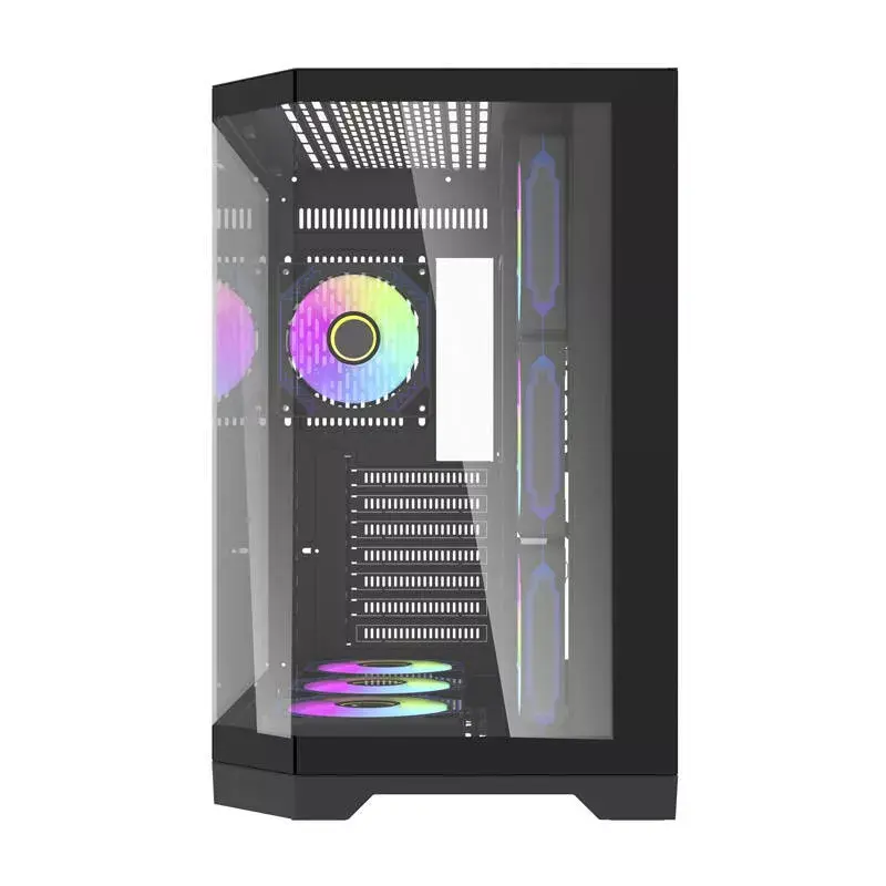 Case per computer Darkflash FT418 PRO, ATX, nero
