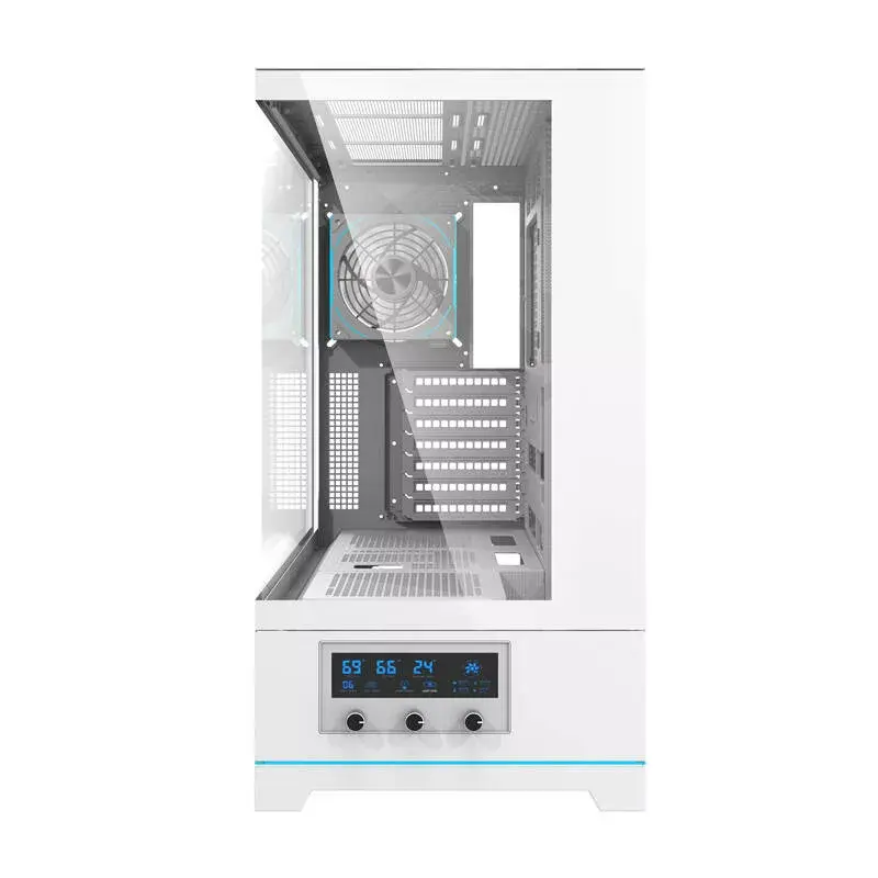 Case per computer Darkflash DY451 PRO, ATX, bianco