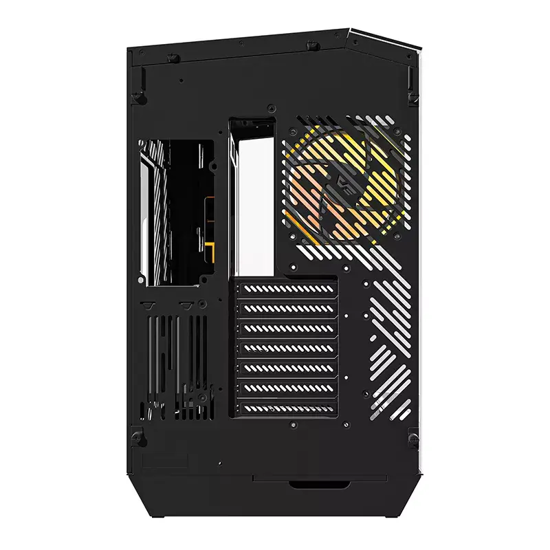 Case per computer Darkflash DY470 ATX nero con 4 ventole e supporto GPU