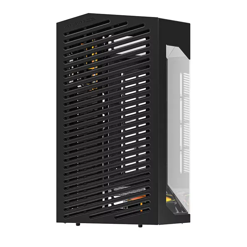 Case per computer Darkflash DY470 ATX nero con 4 ventole e supporto GPU