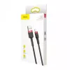 Cavo USB-A a Lightning Baseus CALKLF-C19 2 m – corpo in alluminio, 1,5 A, nero/rosso