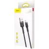 Cavo USB-A a Lightning Baseus Cafule (CALKLF-CG1) – treccia in nylon, QC3.0 1,5 A, 2 m, grigio/nero