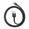 Cavo USB-A a Lightning Baseus Cafule (CALKLF-CG1) – treccia in nylon, QC3.0 1,5 A, 2 m, grigio/nero