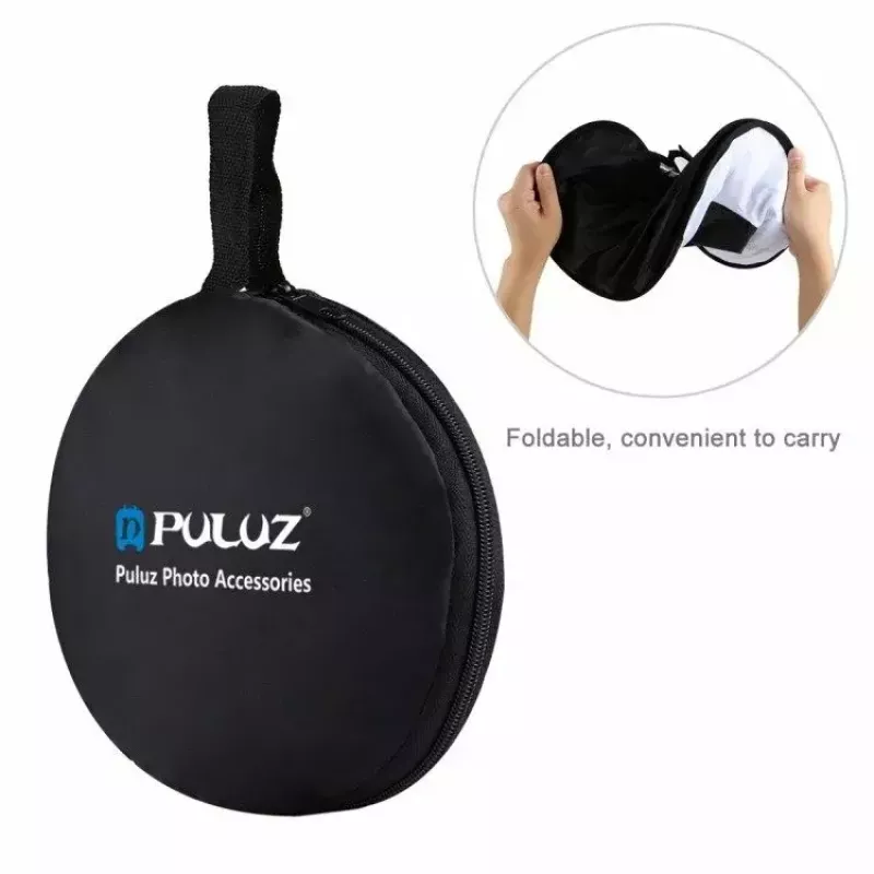Diffusore softbox Puluz PU5145 45 cm rotondo leggero per illuminazione fotografica
