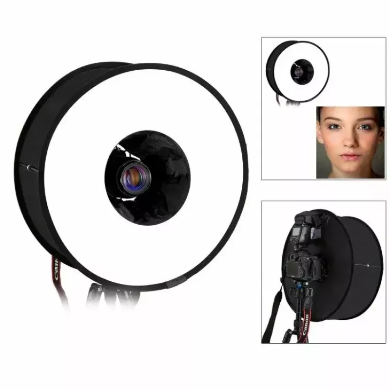 Diffusore softbox Puluz PU5145 45 cm rotondo leggero per illuminazione fotografica