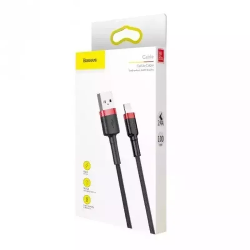 Cavo Lightning Baseus CALKLF-A19 0,5 m nero