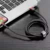 Cavo Lightning Baseus CALKLF-A19 0,5 m nero