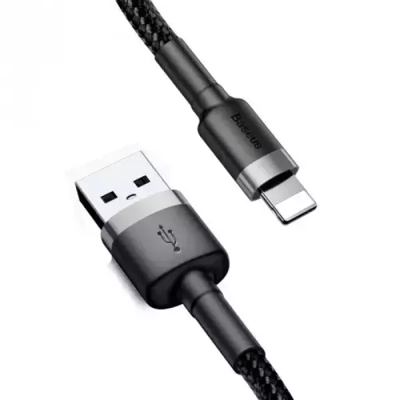 Baseus Cafule CALKLF-AG1 cavo da USB-A a Lightning, 2,4 A, 0,5 m, nero/grigio