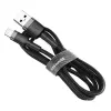 Baseus Cafule CALKLF-AG1 cavo da USB-A a Lightning, 2,4 A, 0,5 m, nero/grigio