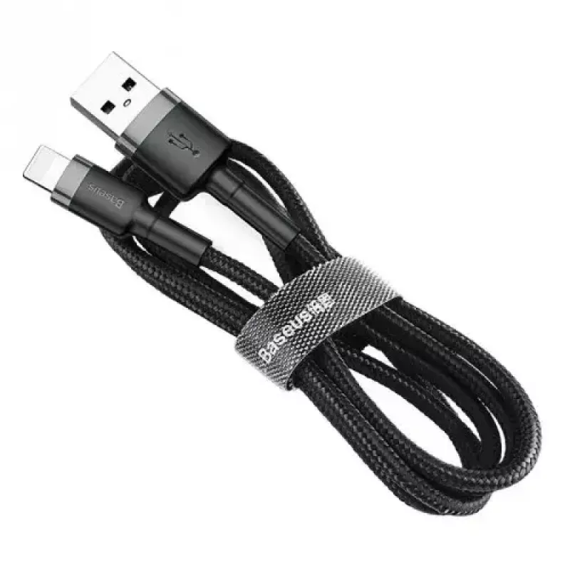 Baseus Cafule CALKLF-AG1 cavo da USB-A a Lightning, 2,4 A, 0,5 m, nero/grigio