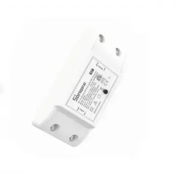 Controllo luce smart home Sonoff RFR2 con filo e senza fili bianco