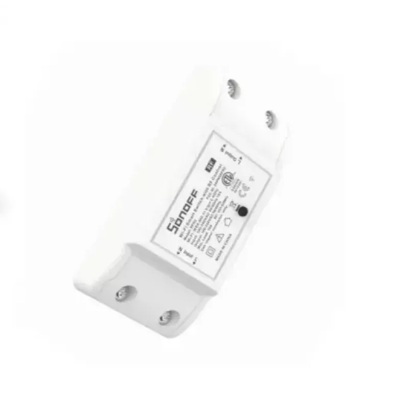 Controllo luce smart home Sonoff RFR2 con filo e senza fili bianco