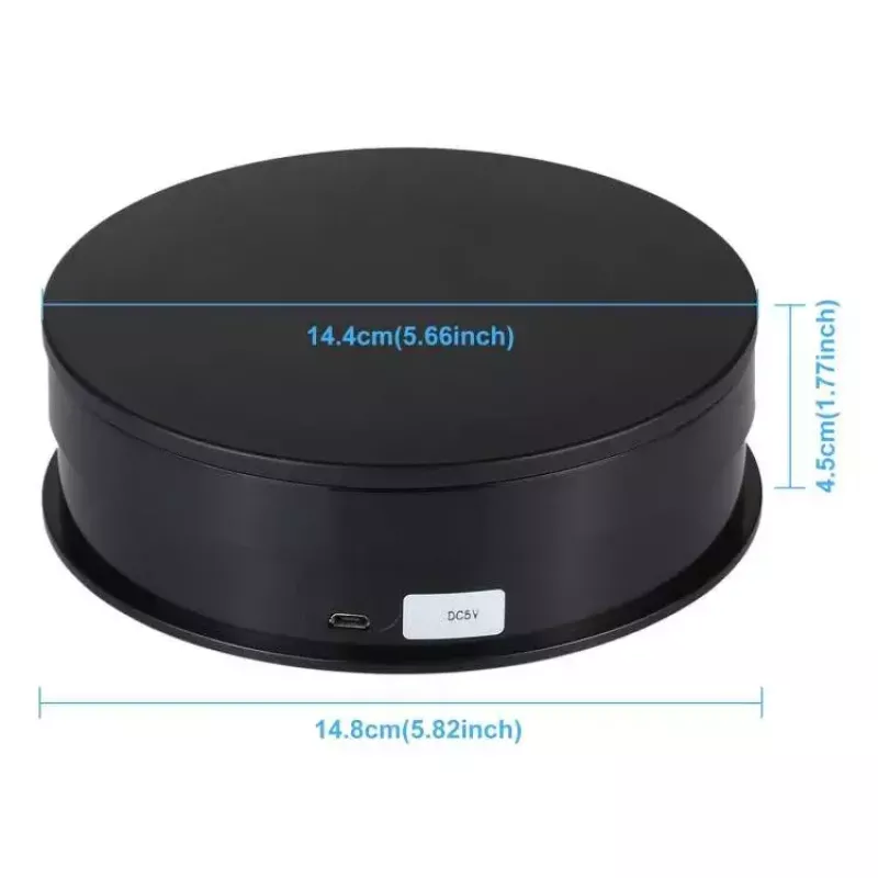 Supporto fotografico Puluz PU3048B piattaforma girevole panoramica 360° Ø15 cm