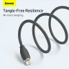 Cavo dati USB 2.0 Baseus Jelly Lightning a USB-A 1,2 m, nero