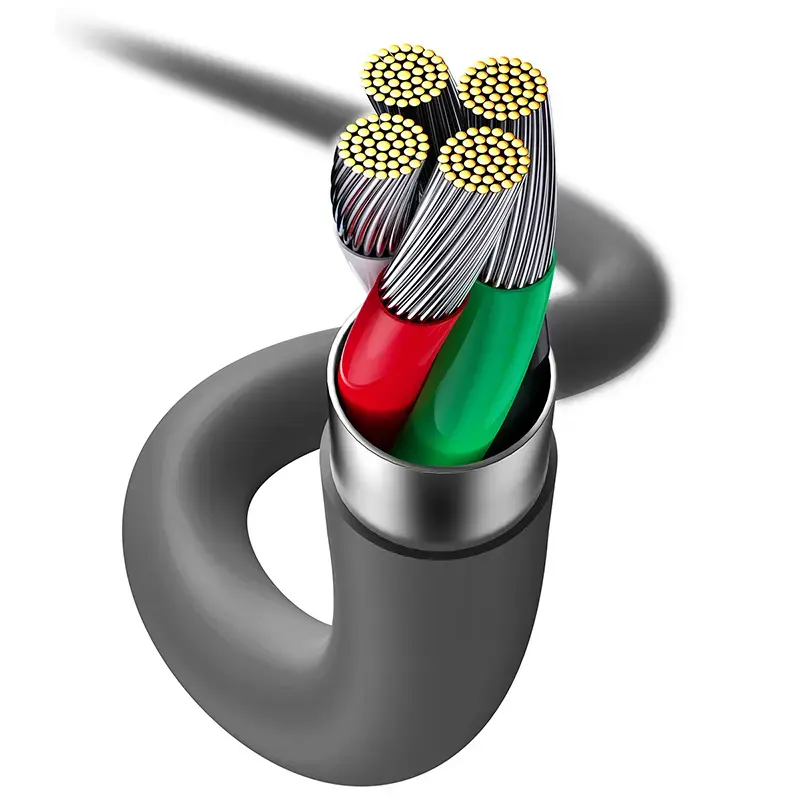 Cavo dati USB 2.0 Baseus Jelly Lightning a USB-A 1,2 m, nero