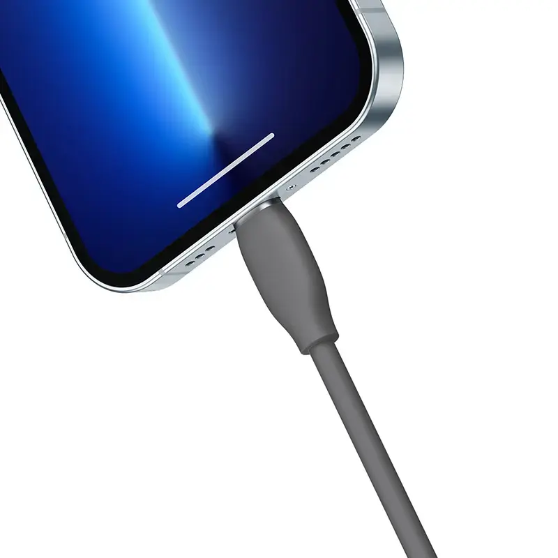 Cavo dati USB 2.0 Baseus Jelly Lightning a USB-A 1,2 m, nero