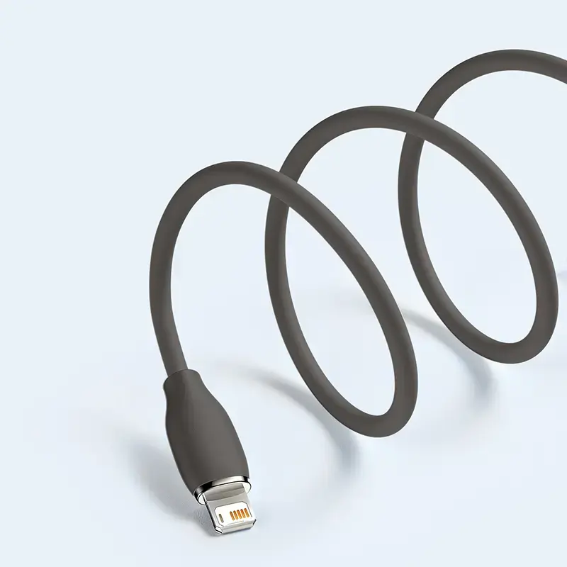 Cavo dati USB 2.0 Baseus Jelly Lightning a USB-A 1,2 m, nero