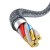 Cavo Baseus Dynamic 2m grigio Lightning a USB-A