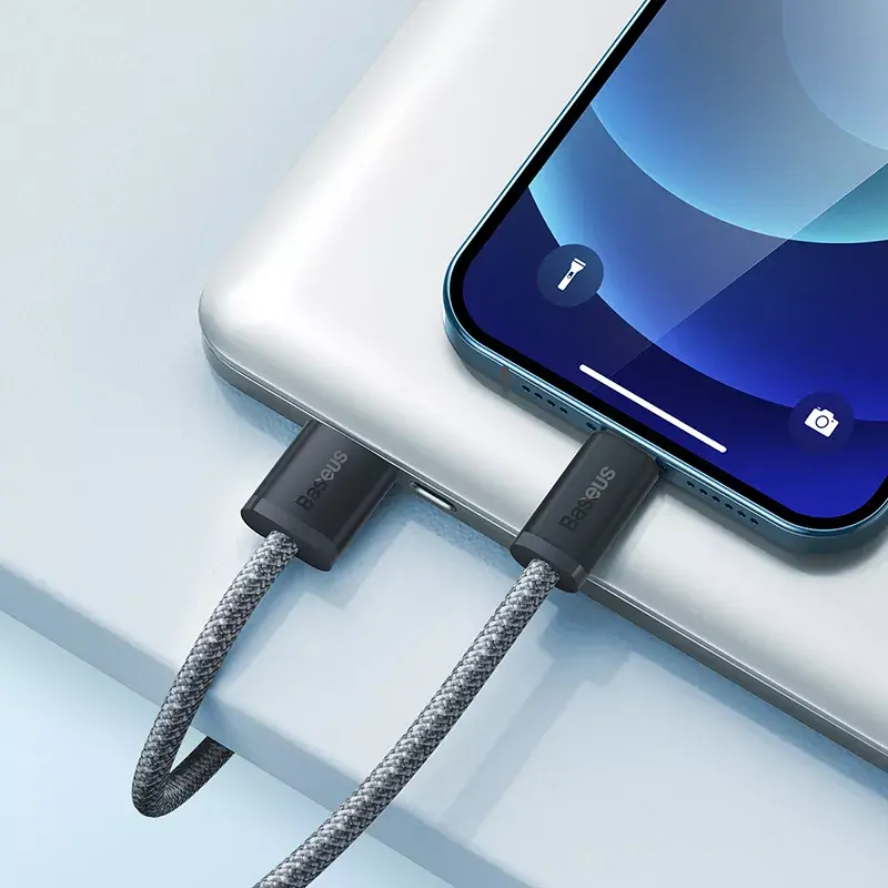 Cavo Baseus Dynamic 2m grigio Lightning a USB-A