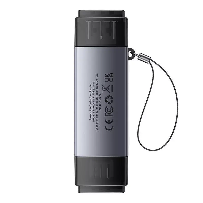 Lettore di schede Baseus Speicherkartenleser Lite Series WKQX060113 supporto USB e USB-C