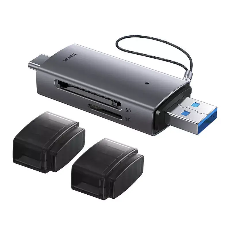 Lettore di schede Baseus Speicherkartenleser Lite Series WKQX060113 supporto USB e USB-C