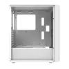 Case per computer Darkflash DK351, bianco, con 4 ventole RGB