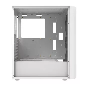 Case per computer Darkflash DK351 WHITE Midi Tower, Micro ATX/ATX/ITX, vetro temperato, bianco, 200×390×450 mm