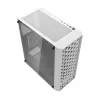 Case per computer Darkflash DK351, bianco, con 4 ventole RGB