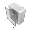 Case per computer Darkflash DK351, bianco, con 4 ventole RGB