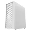 Case per computer Darkflash DK351, bianco, con 4 ventole RGB