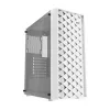 Case per computer Darkflash DK351, bianco, con 4 ventole RGB