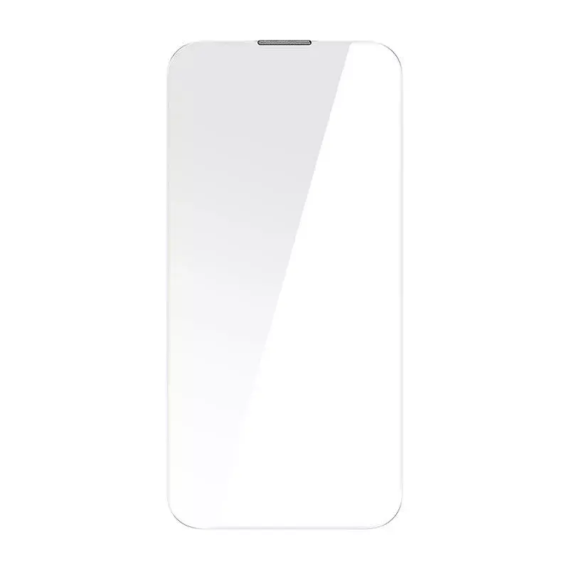 Pellicola protezione display in vetro temperato Baseus Crystal per iPhone 14 Pro 0,3 mm, antipolvere, 2 pz.